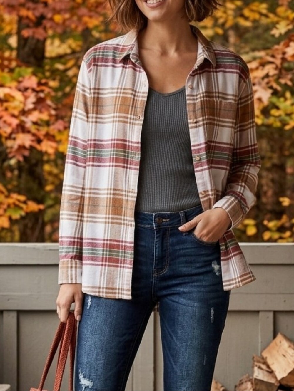 SO Cozy Fall Flannel Shirt